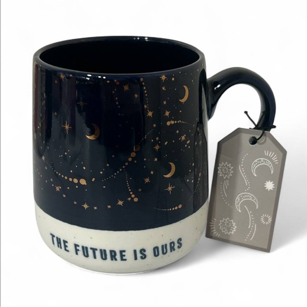 The Future Is Ours celestial coffee tea Mug by Stay Wild Moon Child